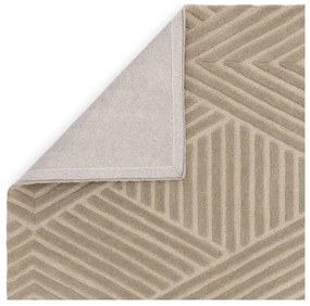 Világosbarna gyapjú szőnyeg 200x290 cm Hague – Asiatic Carpets