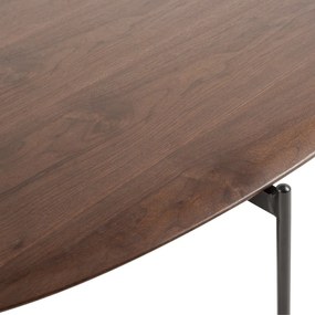 Sötét natúr színű dohányzóasztal 97x121 cm Kota – WOOOD