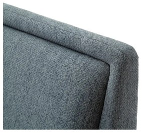 Zöld-kék kárpitozott franciaágy ágyrács nélkül 160x200 cm Frieda – Meise Möbel