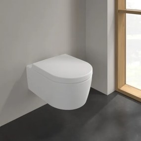 Villeroy & Boch 5656HRRW - AVENTO fali WC SoftClose ülőkével, kerámia/fehér