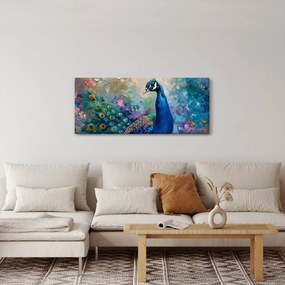 Kép - Festmény egy páva (120x50 cm)