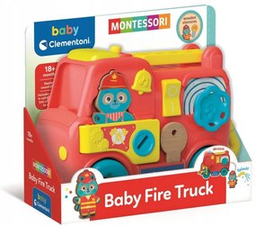 Tűzoltóautó Montessori baba játék Clementoni