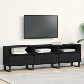 TV Szekrény Fekete Tölgy 150x30x44,5 cm Műanyag