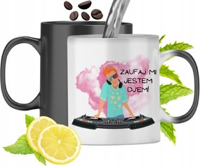 Mágikus Bögre Dj-nek Színváltós, fényképes nyomtatással