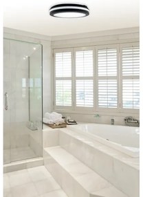 Top Light - LED fürdőszobai mennyezeti lámpa COMET LED/40W/230V IP54 fekete átm. 40 cm