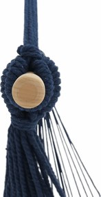 Függő hintafotel állvány nélkül, kék, NIKOLO NEW