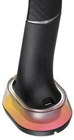 Immax 08973L - CORELLA LED RGB asztali lámpa, 7W, 12V, fekete, dimmelhető