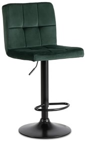 Zöld Bársony Bárszék NERO