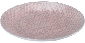 Sea kerámia lapos tányér, 27 cm, rózsaszín