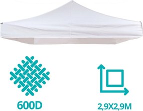 Pavilon ponyva több típusban-2,9x4,5 méteres tető ponyva