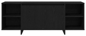 TV állvány - Fekete tölgy - 120x30x40.5 cm - Műmárványból készült
