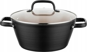 Alumínium fazék Carina Black by Mateusz Gessler 24 cm 3,3L Gáz/indukció