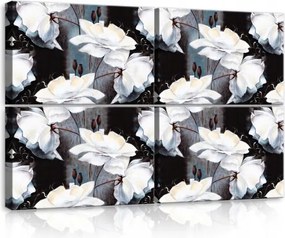 Vászonkép 120x80 Fehér virágok lótusz tavirózsa finomság tisztaság elegancia