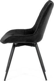 Étkezőszék fekete, szövet anyag HC-T1130 BK2