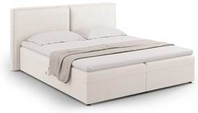 Krémszínű ágyneműtartós boxspring ágy 180x200 cm Arendal – Cosmopolitan Design
