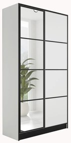 Eden 2D Gardróbszekrény 104,8cm, Fehér