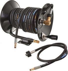 Tömlőtekercselő dob 20m Karcher K4 K5 K6 K7 Click Quick Connect Nt mosóhoz