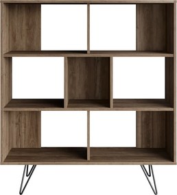 Mistico könyvespolc, dió, 120 cm
