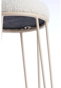 Krémszínű kárpitozott bárszék (ülésmagasság 73 cm) Alice – Light &amp; Living