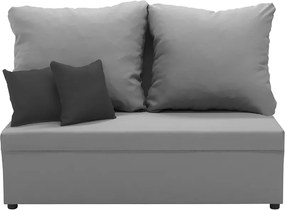 TOMI2 Kétszemélyes kinyitható kanapé Szürke/szürke