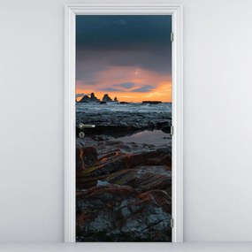 Fotótapéta ajtóra - Új-Zéland tájképe (95x205cm)