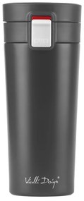 Fuori fekete thermo utazóbögre, 400 ml - Vialli Design