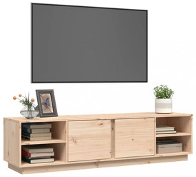 tömör fenyőfa TV-szekrény 156 x 40 x 40 cm