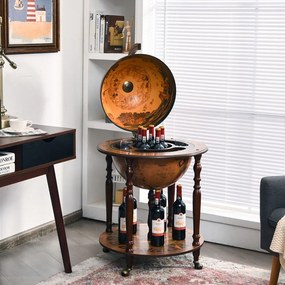 Földgömb alakú bárszekrény