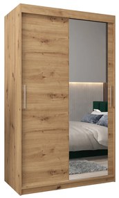 Ruhásszekrény 120 cm Toki 2 (artisan tölgy + artisan tölgy). 1064981