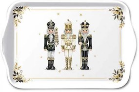 Karácsonyi diótörős műanyag kistálca 13x21 cm Royal Nutcrackers kollekció