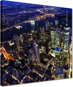 Vászonkép 30x30 New York felülnézet
