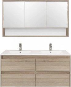 Porto 120 komplett fürdőszoba bútor sonoma tölgy színben