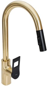 Konyhai csaptelep Rea SOUL Gold Black