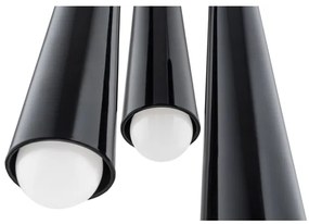 Argon 6103 - Csillár zsinóron HOLLYWOOD 3xE14/7W/230V fekete