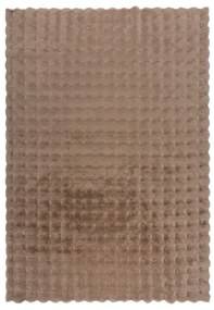Barna szintetikus szőrme szőnyeg 160x230 cm Waffle Faux Fur – Flair Rugs
