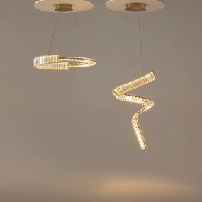 Maytoni modern függeszték krone sárgaréz átlátszó myp097pl-l36bs3k1