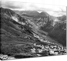 Vászonkép 50x40 Tátra Lengyel hegyek Kilátás