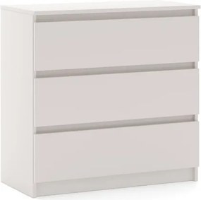 SIMPLE komód 80 cm 3 fiók kasmír