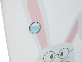 Gyerek szekrény, kék/gyerek minta, EDRIN