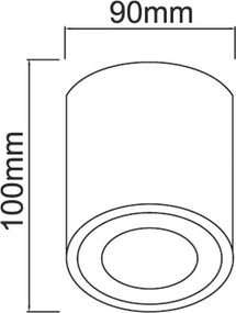Orlicki Design RULLO OR83187 Sínreflektor 1x8W/Gu10