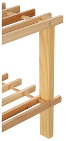 Natúr színű jegenyefenyő cipőtartó – Premier Housewares