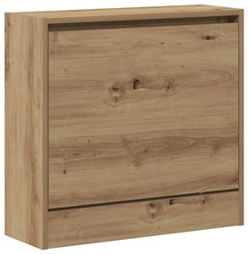 Cipőtartó Artisan tölgy 60x21x57 cm Mérnöki Fa