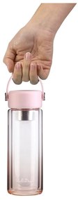 Rózsaszín üveg ivópalack 350 ml Fuori – Vialli Design