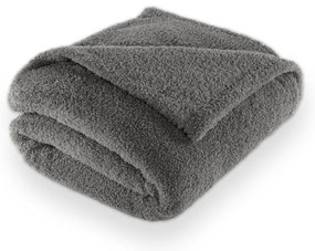 Szürke mikroplüss takaró 150x200 cm Cocoon – Tiseco Home Studio