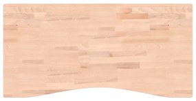 tömör bükkfa íróasztallap 100 x (45-50) x 2,5 cm