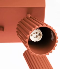 Sollux SL.1640 - Spotlámpa KARBON 4xGU10/10W/230V piros