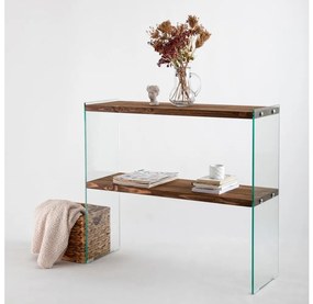 Polcegység VENEDIK 80x90 cm fenyő/átlátszó