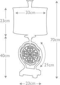 Feiss MARCELLA FE-MARCELLA-TL Asztali lámpa 1x60W/E27