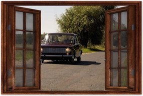 Poszterek 120x80 Régi Lengyel Fiat 125p