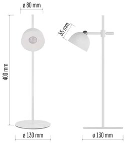 LED Dimmelhető újratölthető mágneses asztali lámpa 4in1 LED/4,2W/3,7V 4000K fehér